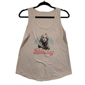 Britney Spears Tank Top Graphic Sleeveless Top Y2K Pop Star Tee Sz S‎ 0303